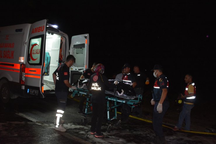 Aynı yolda 2 saat arayla 2'nci kaza: 1 ölü, 3 yaralı