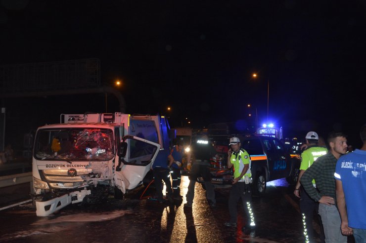 Aynı yolda 2 saat arayla 2'nci kaza: 1 ölü, 3 yaralı