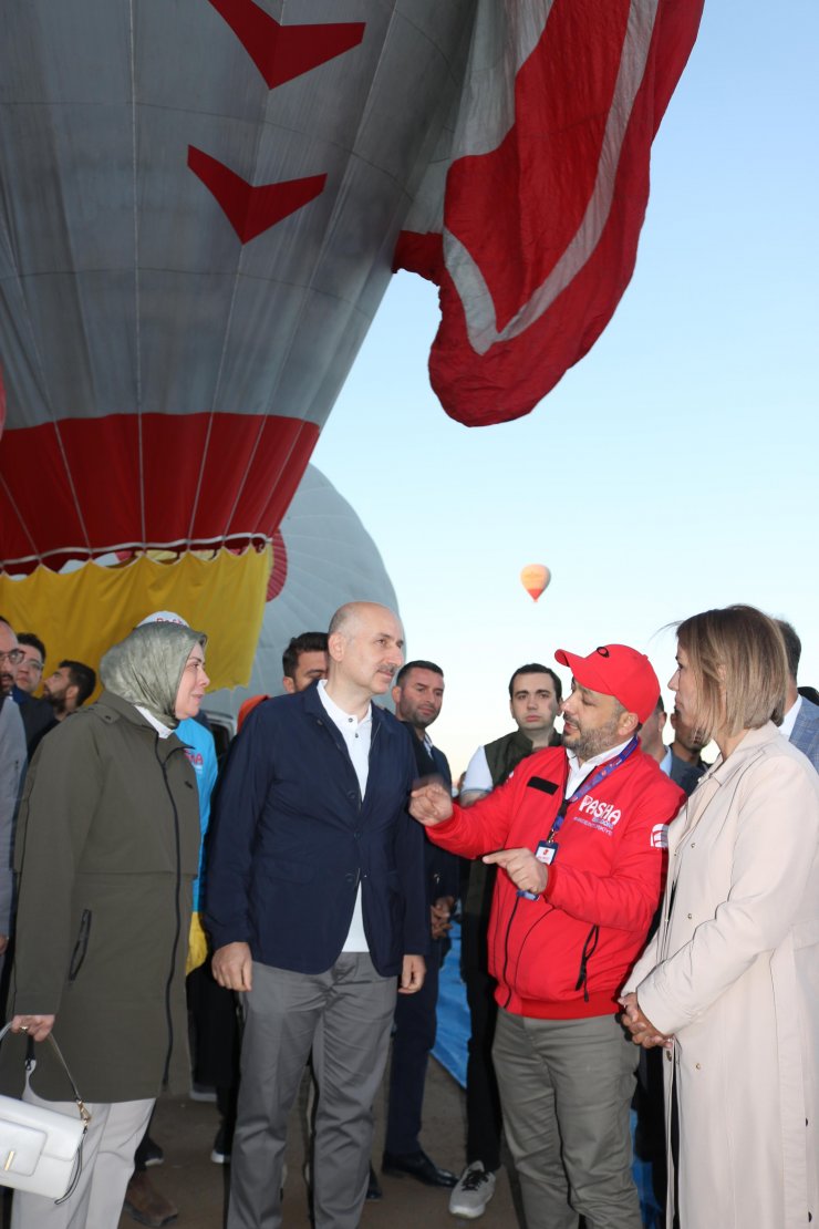 Bakan Karaismailoğlu: 2022’nin ilk 6 ayında 281 bine yakın balon yolcusu taşıdık  