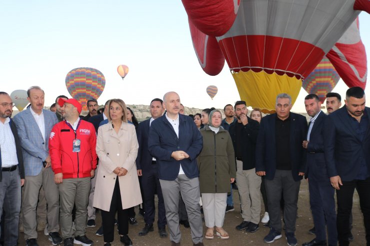 Bakan Karaismailoğlu: 2022’nin ilk 6 ayında 281 bine yakın balon yolcusu taşıdık  