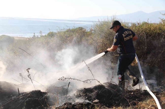 Didim’de orman yangını korkuttu