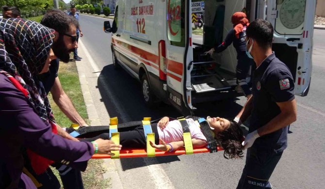 Otomobil yayaya çarptı: 1 yaralı