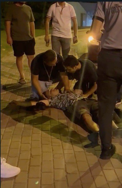 Sürücü belgesi olmayan alkollü motosiklet sürücüsü kaza yaptı: 2 yaralı