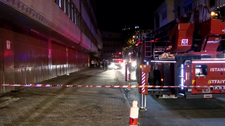 Ayakkabı imalathanesinde yangın çıktı