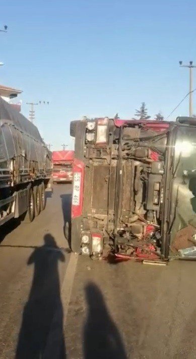 Bursa’da facia teğet geçti...O anlar kamerada