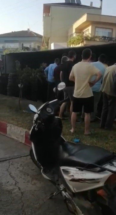 Bursa’da facia teğet geçti...O anlar kamerada