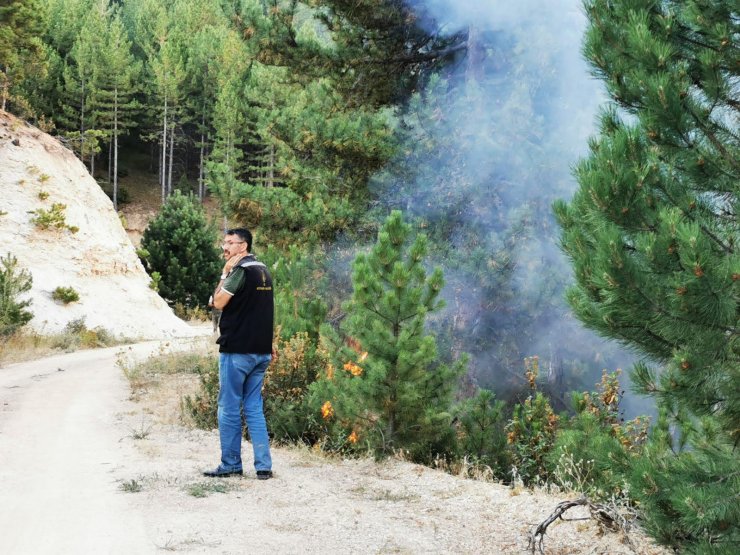 Kütahya'daki orman yangınında 2'nci gün; müdahale sürüyor