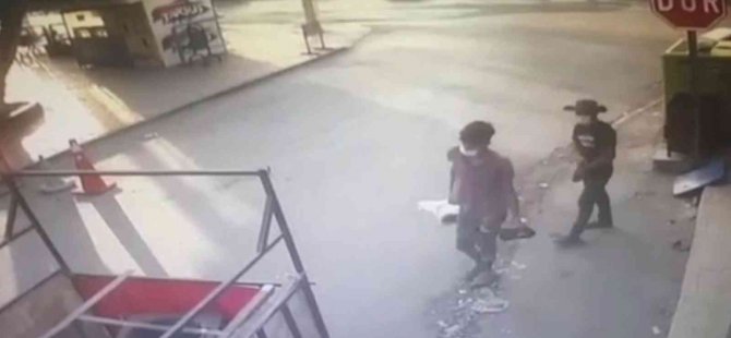 Marketten hırsızlık kamerada