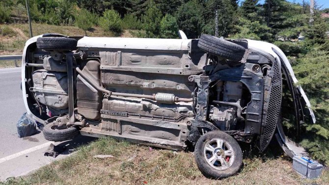 Samsun’da otomobil takla attı: 3 yaralı