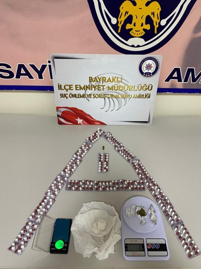 Uyuşturucuyu sakladığı yer pes dedirtti