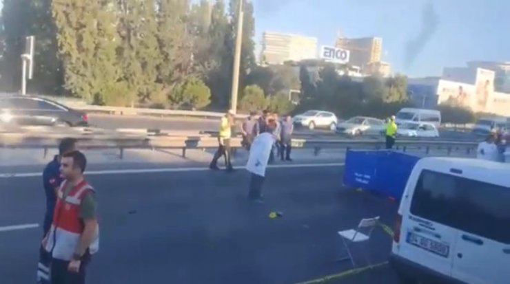 Basın Ekspres'te otomobilin çarptığı yaya öldü