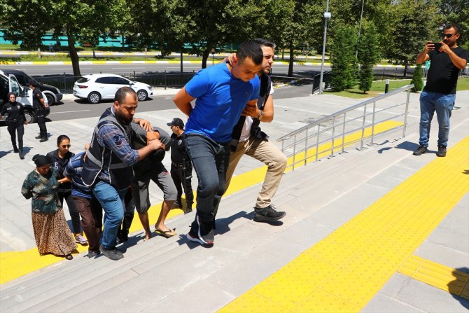 Tekirdağ'da bekçinin silahla yaralandığı kavganın zanlıları adliyede