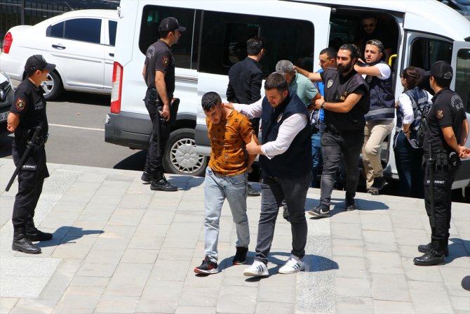 Tekirdağ'da bekçinin silahla yaralandığı kavganın zanlıları adliyede