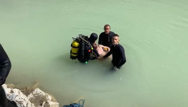 Çoruh Nehri'nde kaybolan işçinin cansız bedeni bulundu