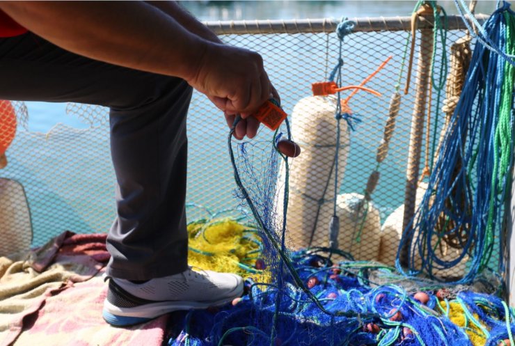 Denizde ölüm tuzağı hayalet ağlara barkodlu çözüm