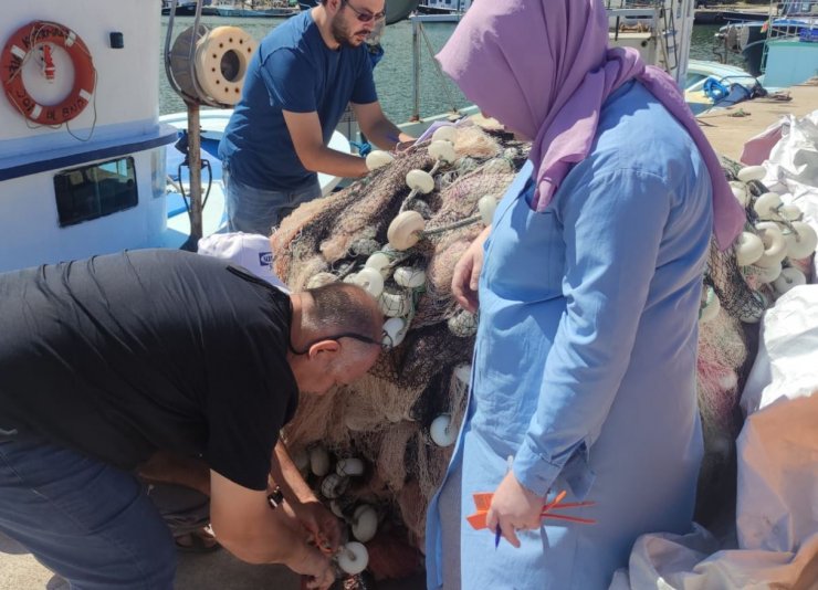 Denizde ölüm tuzağı hayalet ağlara barkodlu çözüm