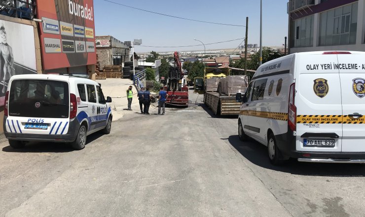 Forkliftin altında kalan operatör hayatını kaybetti
