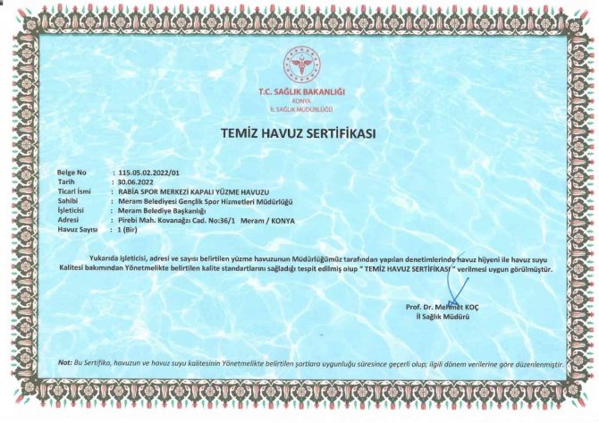 Kavuş: "Meram'ın tesislerinde hijyen ve temizlik ön planda"