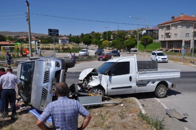 Meydana gelen kazada oda başkanı yaralandı