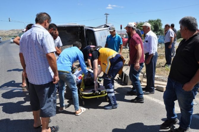 Meydana gelen kazada oda başkanı yaralandı