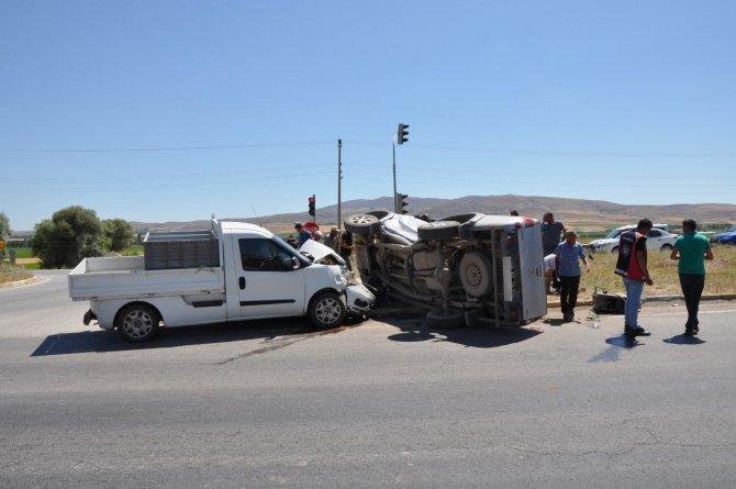 Meydana gelen kazada oda başkanı yaralandı