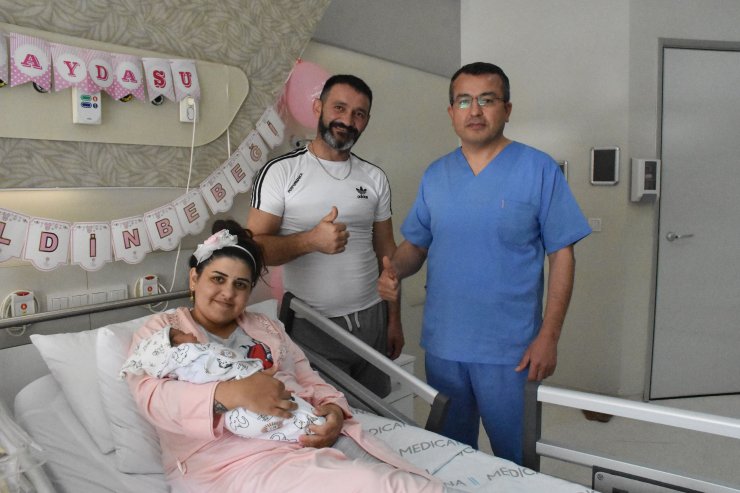 Hollanda'da 'bebek ölü' diye kürtaj önerdiler, Sivas'ta doğum yaptı