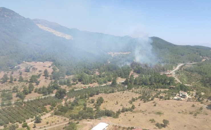 İzmir'de 2 ayrı noktada çıkan yangınlar kontrol altına alındı