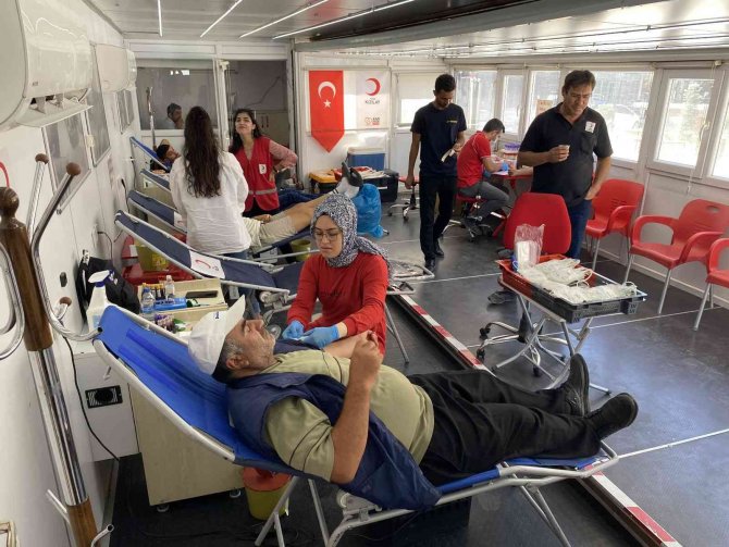 Kulu’da Kızılay’a kan bağışı