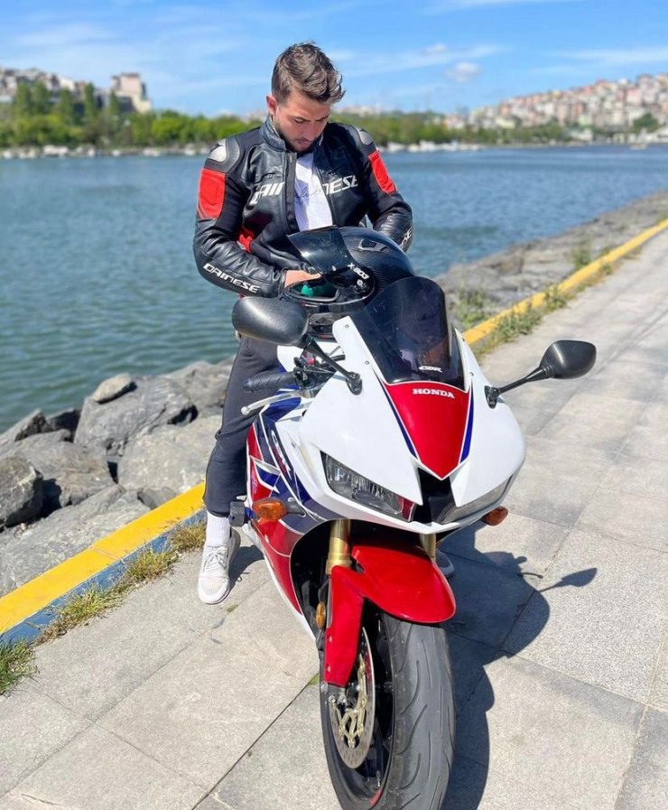 Motosikletli Burak'ın öldüğü kaza kaskının kamerasında