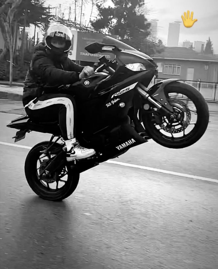 Motosikletli Burak'ın öldüğü kaza kaskının kamerasında