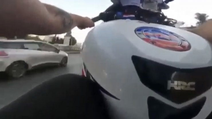 Motosikletli Burak'ın öldüğü kaza kaskının kamerasında