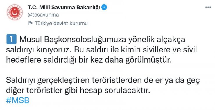 MSB: Hesap sorulacak