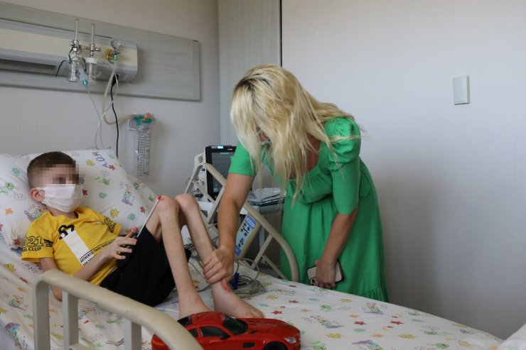 Rektör Özkan: Cem Muhammet'in kan değerlerini biraz toparladık, 300 gram aldı