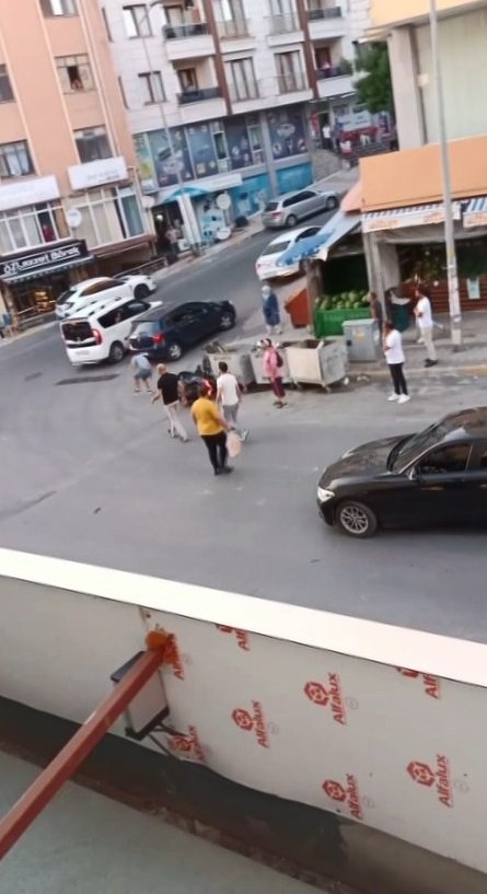 Trafikte tartışma sonrası korku dolu dakikalar