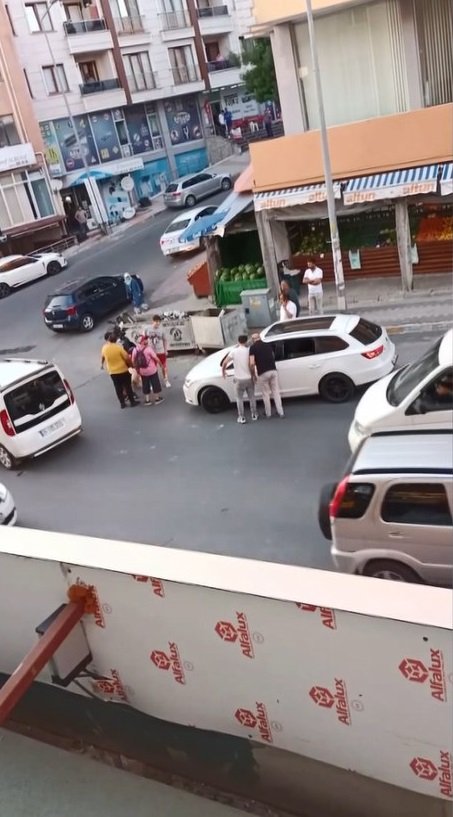 Trafikte tartışma sonrası korku dolu dakikalar