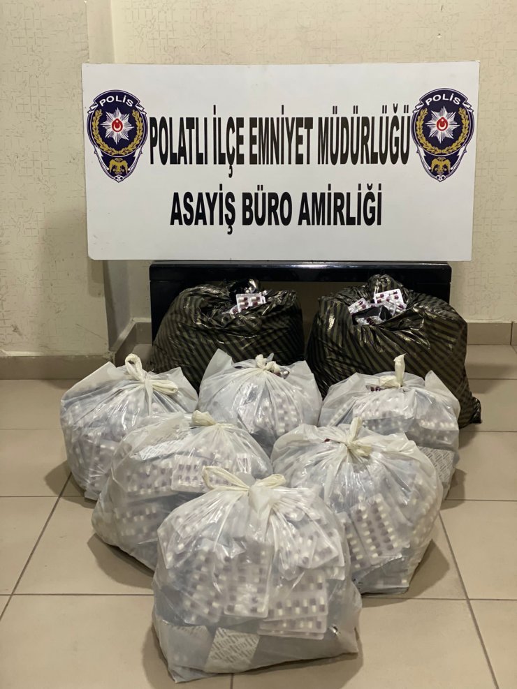 28 bin uyuşturucu hap ele geçirildi; 3 gözaltı