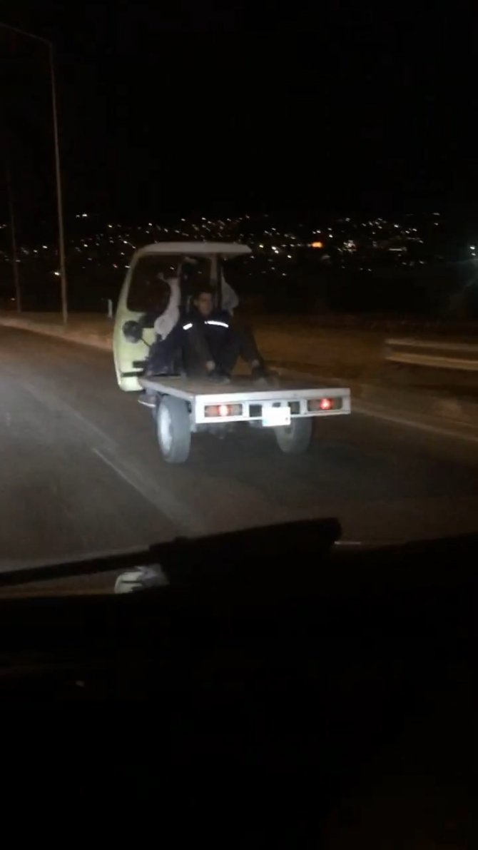 Bursa’da ters şeritte giderek ölüme böyle meydan okudu