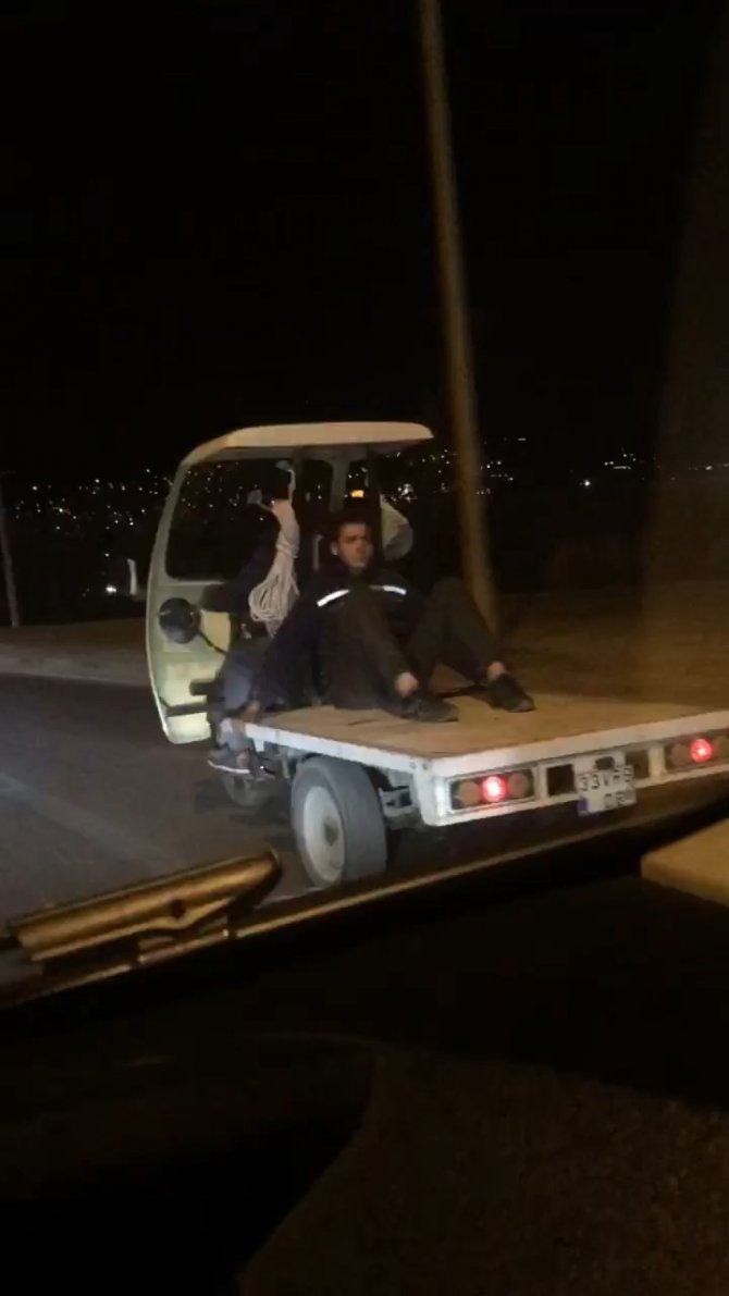 Bursa’da ters şeritte giderek ölüme böyle meydan okudu