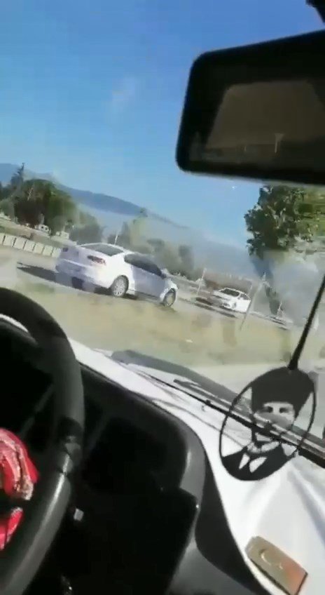 Bursa’da ters şeritte giderek ölüme böyle meydan okudu