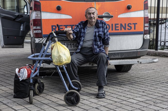 Donetsk bölgesindeki insanların tahliye noktası: Pokrovsk Tren İstasyonu