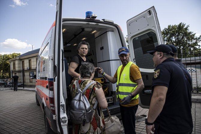 Donetsk bölgesindeki insanların tahliye noktası: Pokrovsk Tren İstasyonu