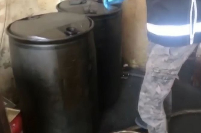 Gaziantep’te bin 550 litre kaçak akaryakıt ele geçirildi