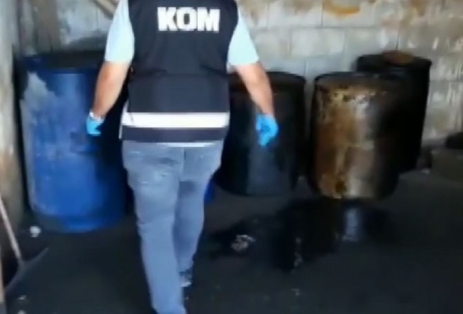 Gaziantep’te bin 550 litre kaçak akaryakıt ele geçirildi