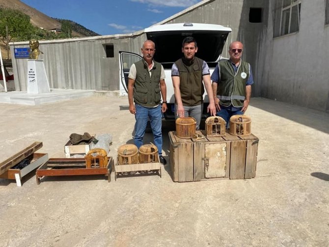 Siirt’te kaçak avcıya tutanak tutuldu