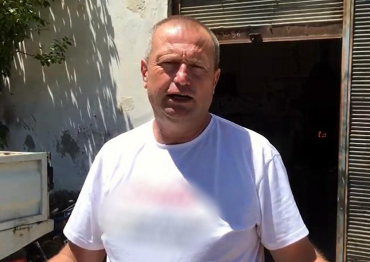 Aç kalan yaban domuzları mahalleye indi