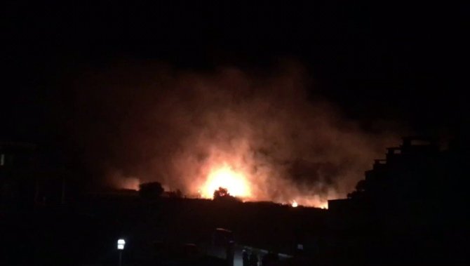 Çanakkale’de çıkan yangın kontrol altında