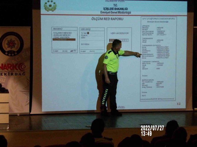 Uyuşturucu kullanan sürücüleri özel cihazla tespit edecekler