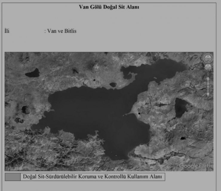 Van Gölü ve çevresi, doğal sit alanı ilan edildi