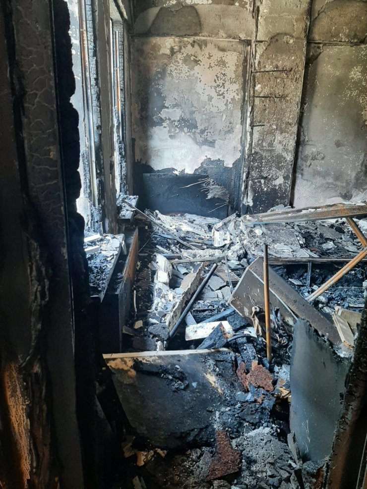 Büyükçekmece'de villada yangın