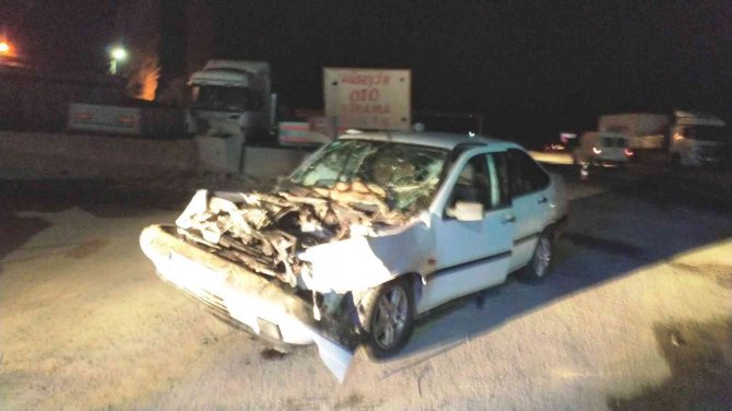 Hisarcık’ta trafik kazası: 2 yaralı